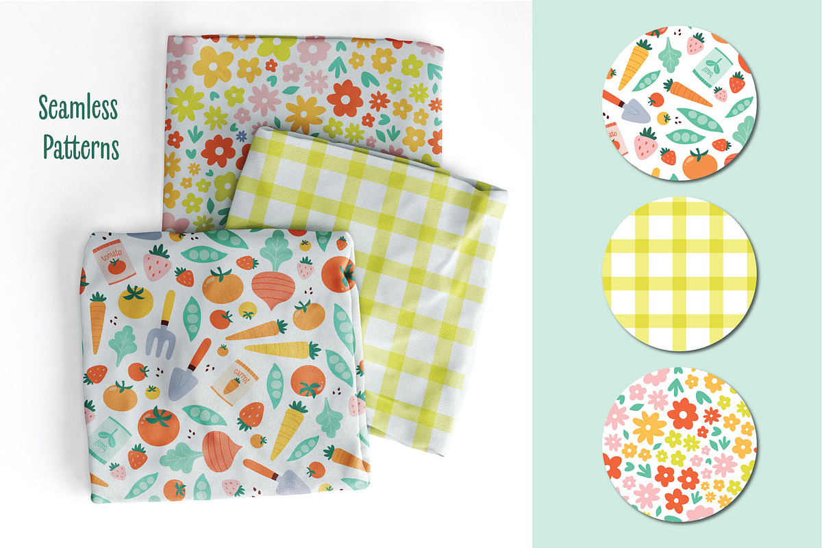 Little Sprouts Garden Illustrations, an Illustration by taraleicreative (Photo 3 of 6)