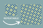 Starry Night Inspired Tile Patterns, a Pattern Graphic by The WYLD Tribe (Thumbnail 3 of 10)