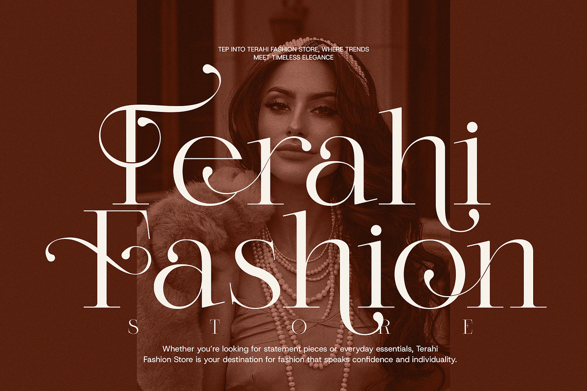 Jaguer Stylish Serif Font, a Serif Font by Graphicxell (Photo 4 of 8)