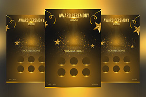 Award ceremony flyer