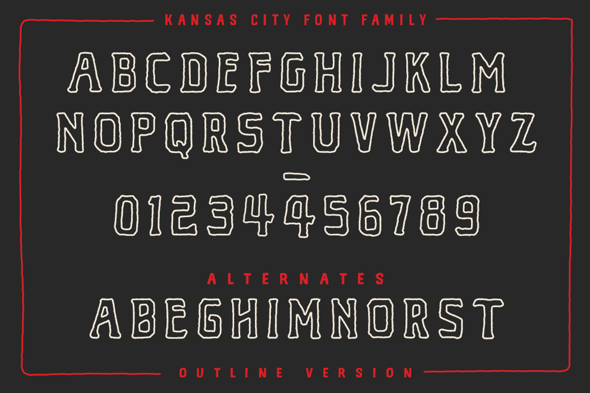Kansas City - Font Family, a Font by Millieangelo (Photo 9 of 9)