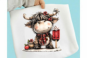 Whimsical Pool Day Highland Cow Clip, an Illustration by SVGArt (Thumbnail 3 of 9)