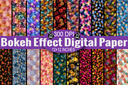 Bokeh Digital Paper Bundle, a Pattern Graphic by SVGArt (Thumbnail 1 of 8)