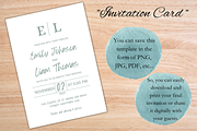 Minimalist Wedding Invitation, an Invitation Template by Talentex Invitations (Thumbnail 2 of 4)