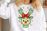 Coquette Green Millennial Christmas, an Illustration by Craft Nest (Thumbnail 6 of 6)