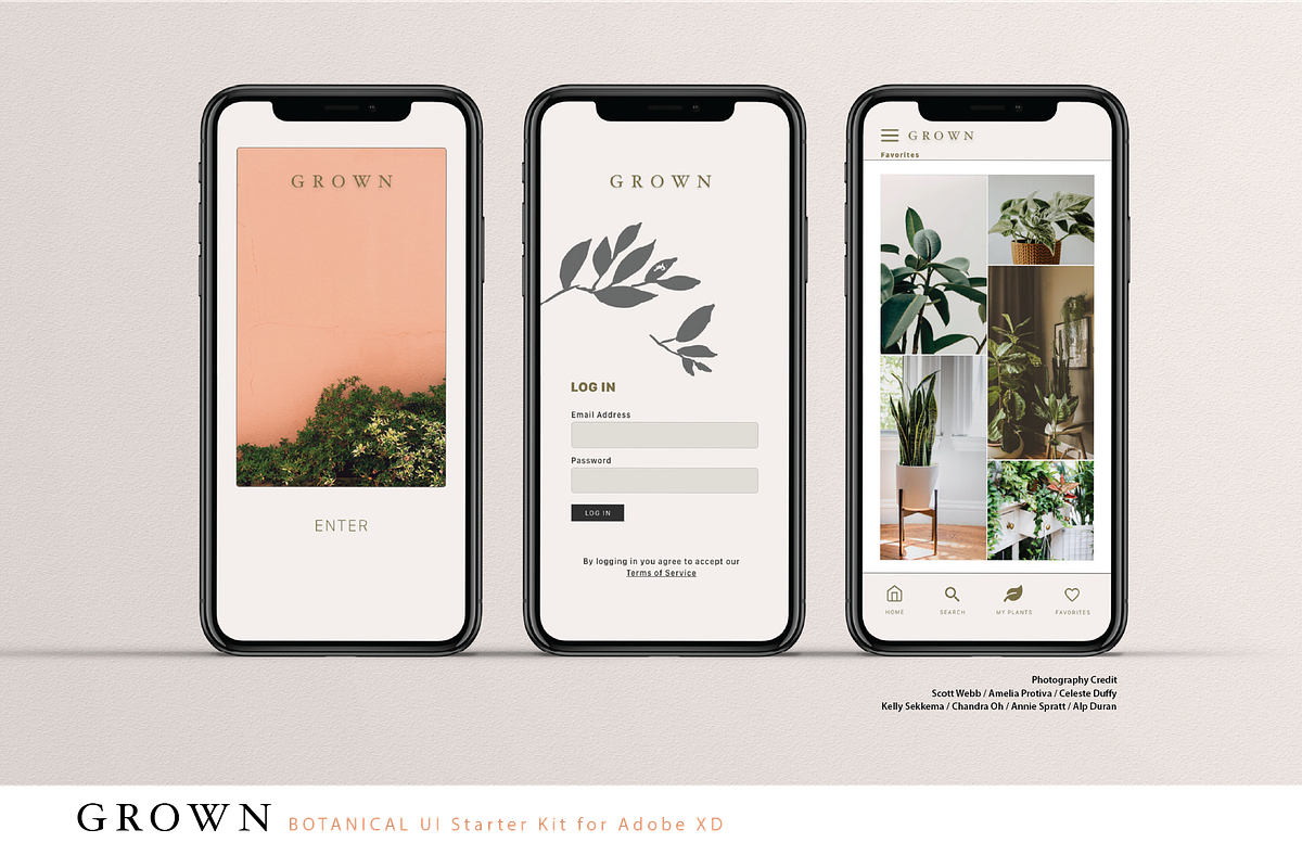 Grown - Plant Care UI Kit, an App Template by CC CREATIVE CO (Photo 3 of 4)