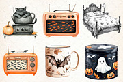 Neutral Cozy Halloween Clipart, an Illustration by Libby Wishes (Thumbnail 6 of 7)
