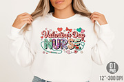 Valentine's Day Nurse Sublimation, an Illustration by Designking (Thumbnail 1 of 6)