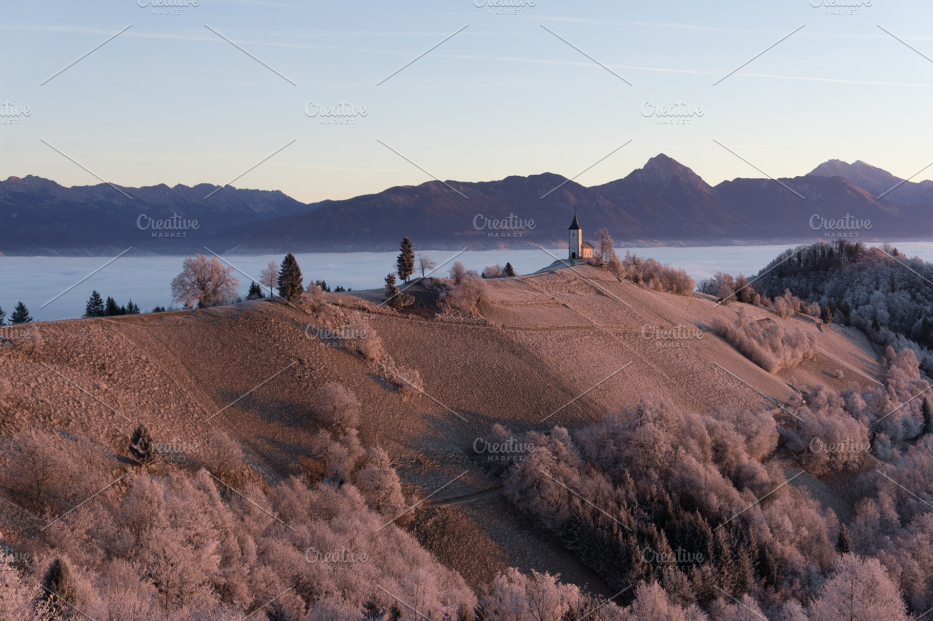 Beautiful winter morning containing alps, autumn, and background, a Nature Photo by HrastovaSiska
