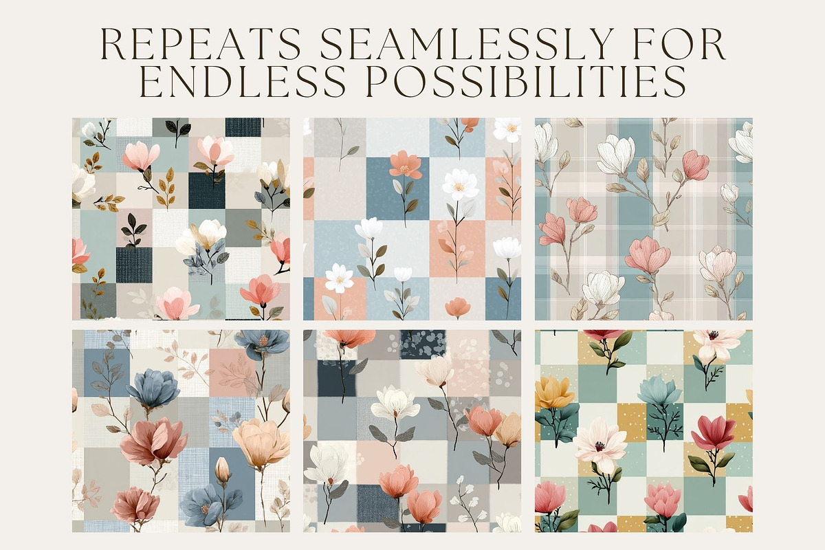 12 Soft Seasons Seamless Patterns, a Pattern Graphic by Inknfolly (Photo 2 of 7)