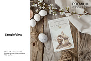 Easter Greetings Cards PNG & PSD, a Household Mockup by mock-ups (Thumbnail 8 of 10)