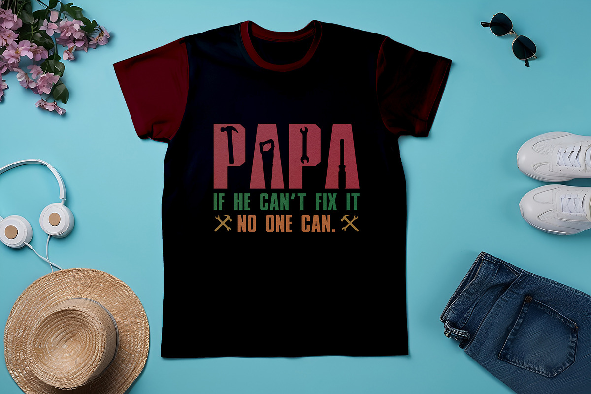 Funny Papa T shirt Design, a Graphic by Vector Portal (Photo 1 of 5)