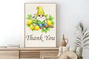 Lemon Gnome Sublimation Clipart, an Illustration by RobertsArt (Thumbnail 4 of 5)