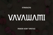 Vavawami, a Serif Font by Auliacreative (Thumbnail 1 of 4)