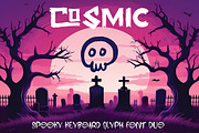 Cosmic - Halloween Font Duo, a Handwritten Font by Angin Studio (Thumbnail 1 of 6)