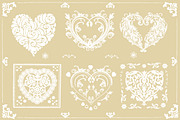Vintage Vector Hearts, an Object Graphic by Bugcessories (Thumbnail 2 of 3)