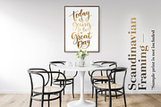 375+ Mockups ‒ Scandinavian Framing, a Print Template by Frisk Shop (Thumbnail 6 of 27)