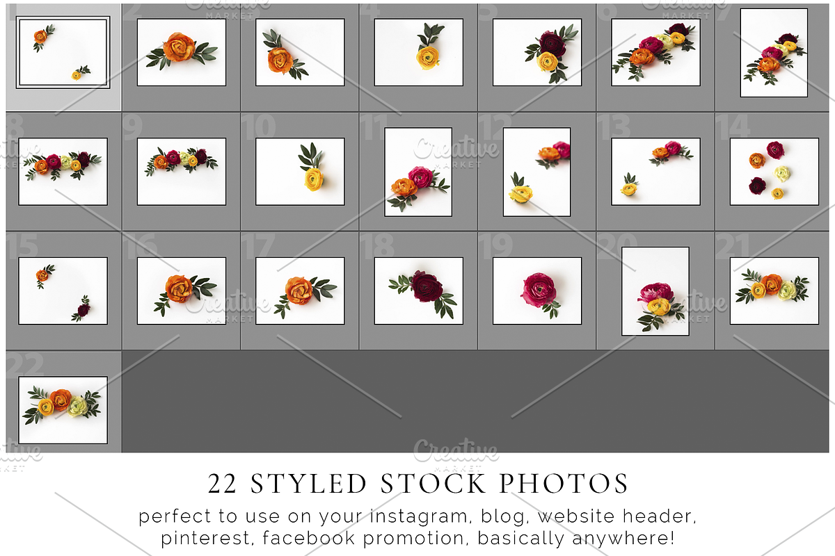 The Bright Blossom Bundle, a Print Template by Imperium Nordique (Photo 5 of 5)