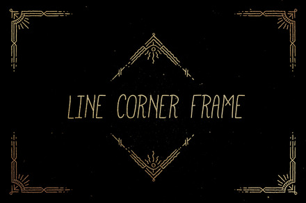 Line Corner Frame