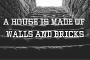 Bricky - Modern Typeface, a Serif Font by Made by Cap (Thumbnail 5 of 8)