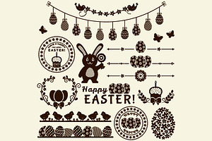 Easter Design Elements