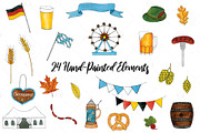 Oktoberfest Watercolor Graphics, an Illustration by Kileen Nicole Art (Thumbnail 2 of 5)