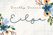 Eilya Font, a Script Font by Aisyah (Thumbnail 1 of 5)