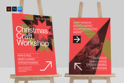 Modern Christmas Poster Template, a Poster Template by BrandPacks (Thumbnail 1 of 5)