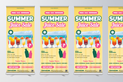 Summer Juice Sale Roll Up Banner, a Flyer Template by Annora Studio (Thumbnail 4 of 6)