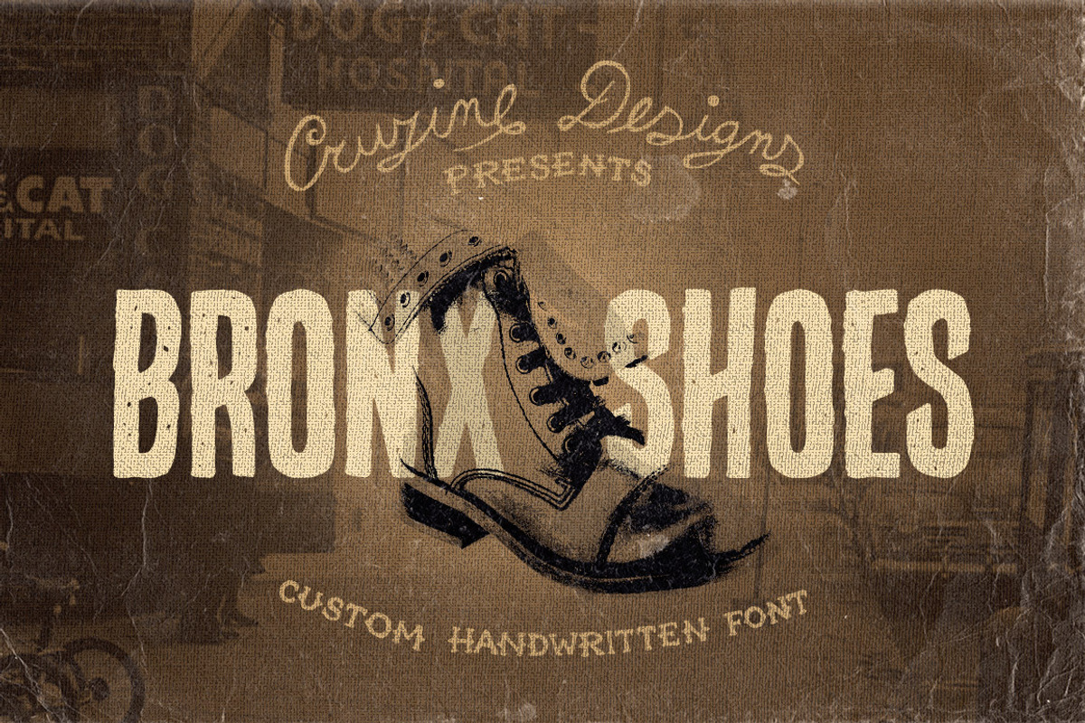 Bronx Shoes Custom Font