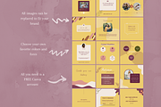 60 Instagram Post & Stories - CANVA, a Social Media Template by Tegefeldt Design (Thumbnail 7 of 8)