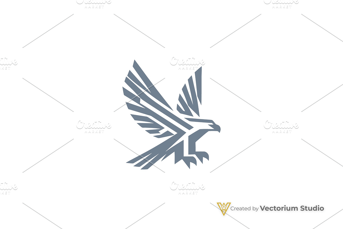 Geometric Eagle Flying Logo, a Branding & Logo Template by Vectorium Studio (Photo 4 of 5)