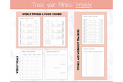 Weight Loss Journal, Fitness Planner, a Templates & Theme by Templatables (Thumbnail 5 of 10)