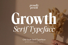 Growth Serif Typeface