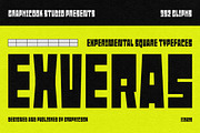 Exveras, a Sans Serif Font by graphicook (Thumbnail 1 of 10)