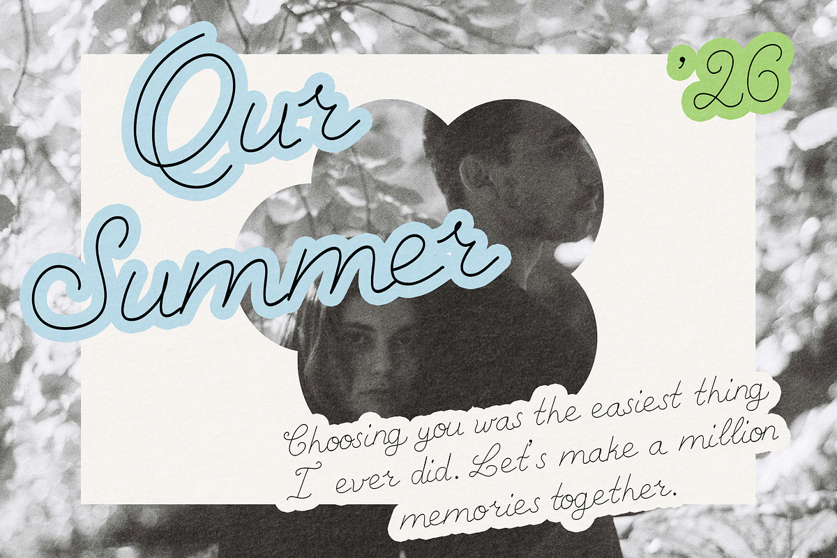 Golgen Vows Playful Wedding Script, a Script Font by Nonceni (Photo 9 of 12)