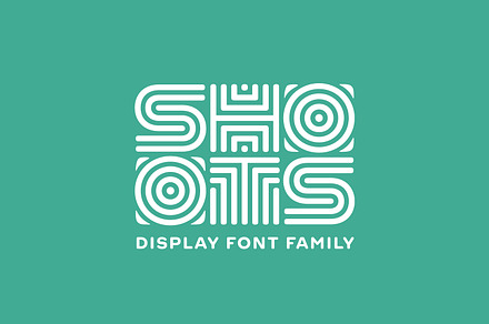 Shoots | Asian Display Font, a Font by Inlay Studio