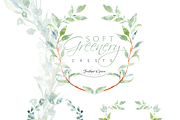 Watercolor Greenery & Wreaths, an Illustration by Feather Grace Designs (Thumbnail 7 of 11)