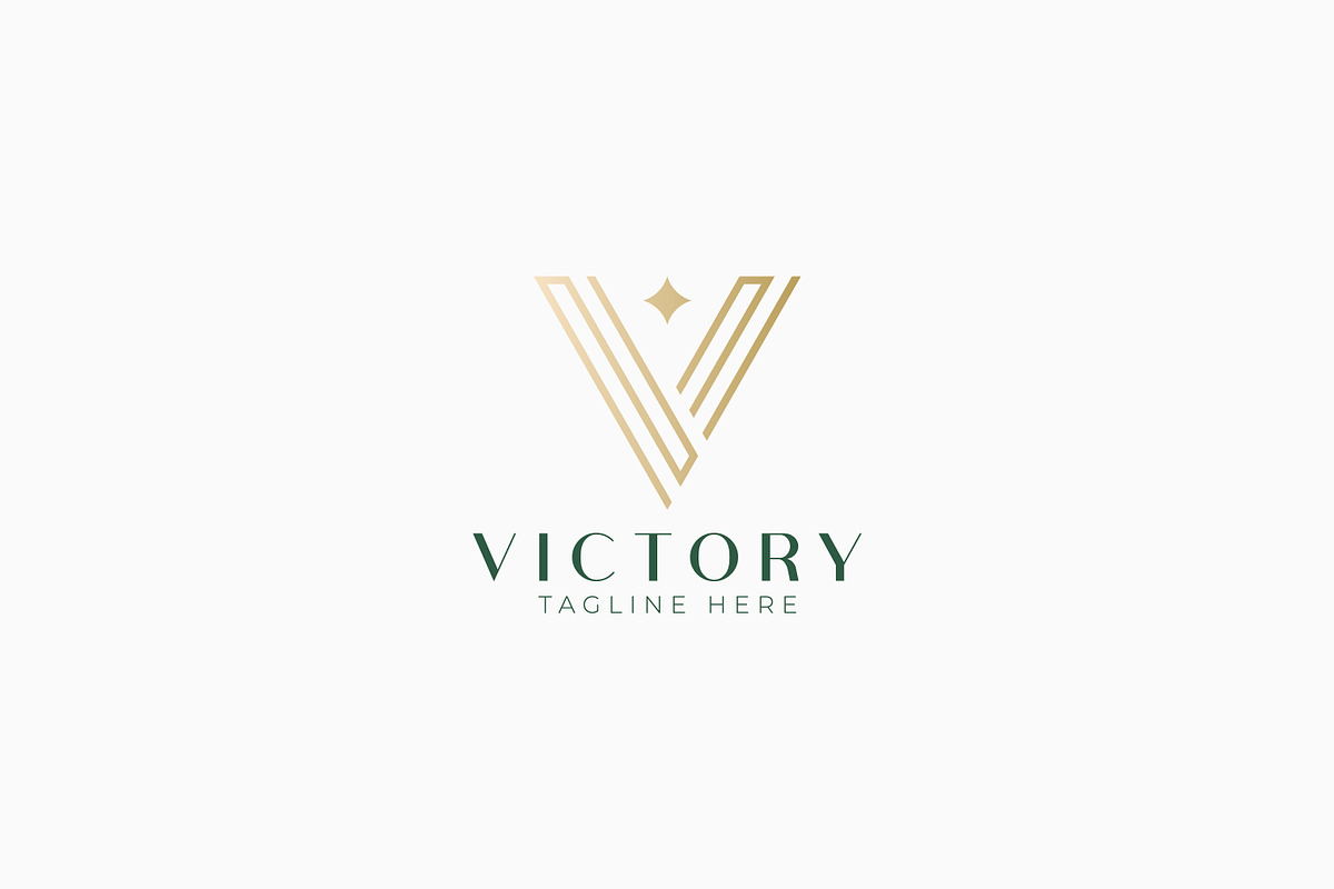 V Letter Logo Luxury Brand, a Branding & Logo Template by Signatoro (Photo 2 of 2)