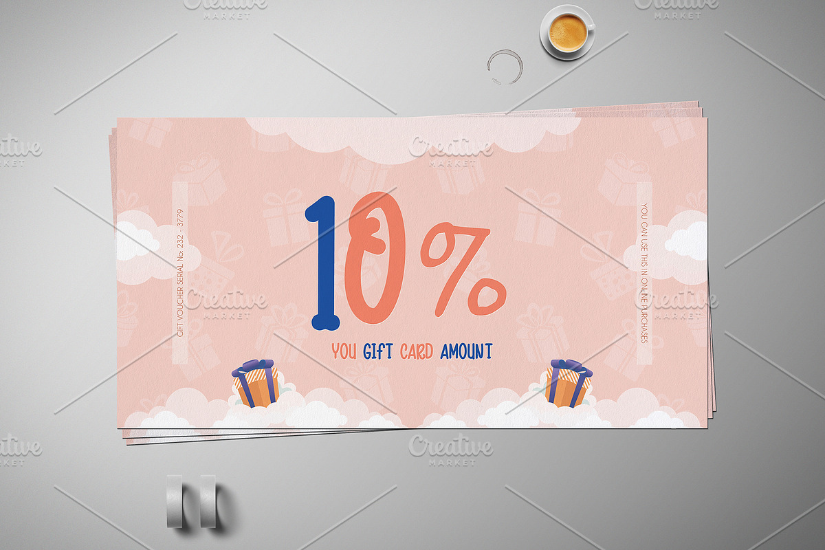 Kids Store Gift Card 021, a Card Template by Tzochko (Photo 5 of 5)