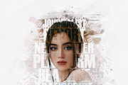Artistic Portrait Typography Art, an Action Add-On by MRI STUDIO (Thumbnail 14 of 16)