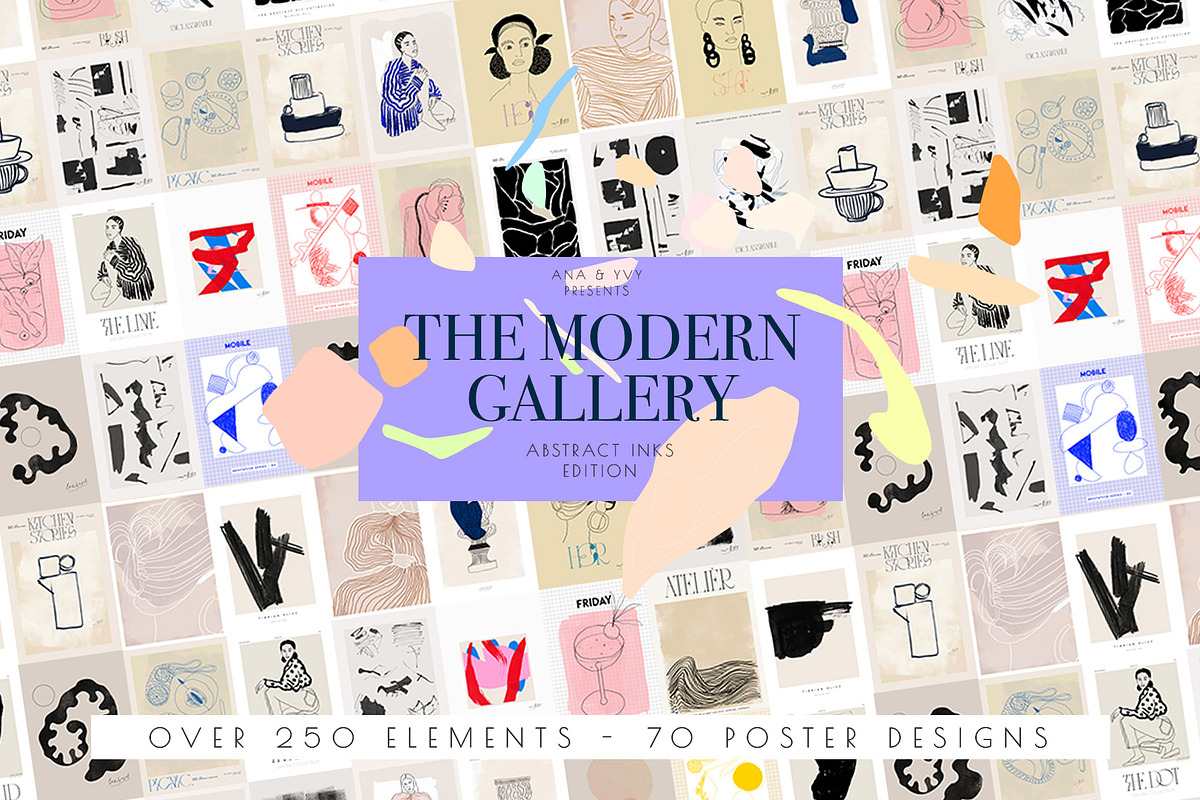 The Modern Gallery | Abstract Ink, an Illustration by ana & yvy (Photo 1 of 31)