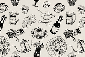 Menu Design Vector Illustrations