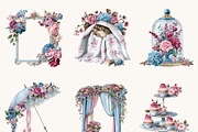 Romantic Cottagecore Clipart Bundle, a Decorative Illustration by BusyDaydesign (Thumbnail 2 of 9)