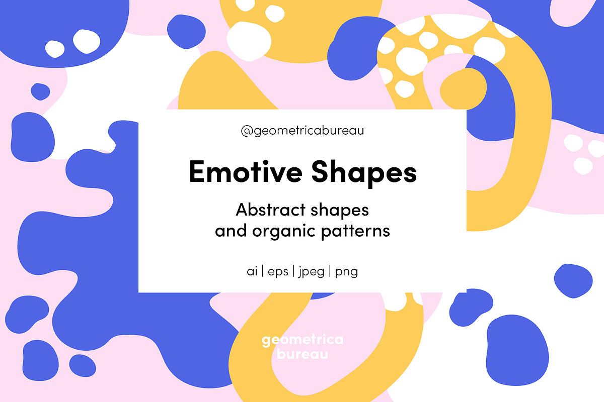 Emotive Shapes, a Pattern Graphic by Geometrica Bureau (Photo 1 of 8)