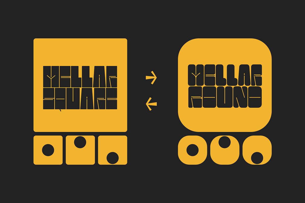 Mellar - Variable Obese Font, a Sans Serif Font by creativemedialab (Photo 13 of 13)