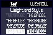 The Bridge font, a Slab Serif Font by weknow (Thumbnail 7 of 8)