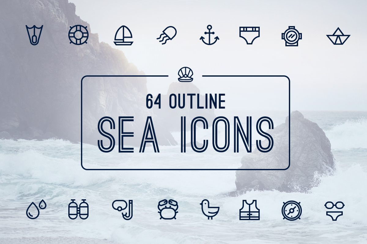 NAUTICAL ICONS, an Outline Icon by Limitless (Photo 1 of 2)