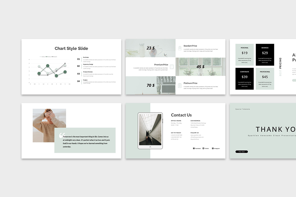 Sparklen -Clean Presentation Keynote, a Presentation Template by Raseuki (Photo 6 of 6)