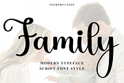 Family, a Handwritten Font by InermediaSTUDIO (Thumbnail 1 of 8)